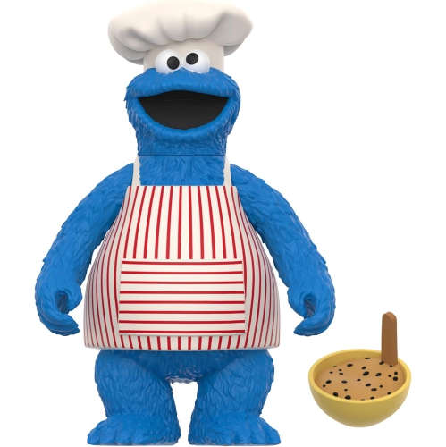 Super7 Sesame Street Reaction Figures Wave 04 - Chef Cookie Action Figure