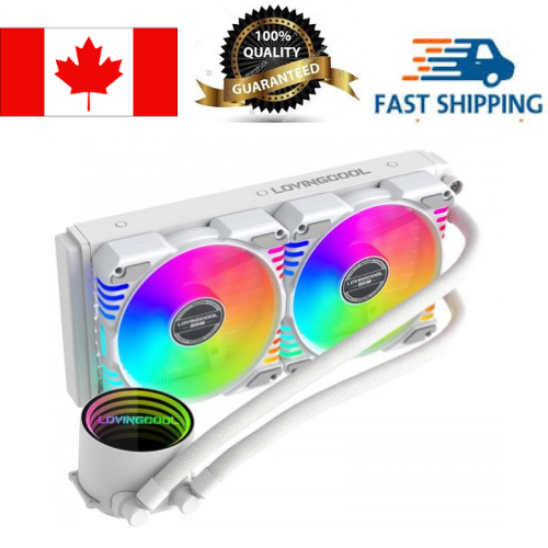 LOVINGCOOL  Lc-W240-D 240MM Argb Liquid Cooler (White)