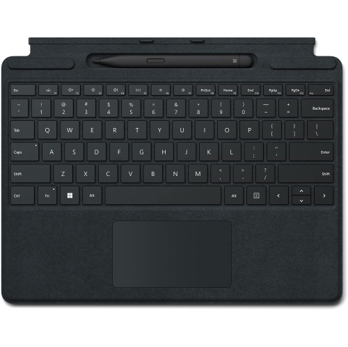 Clavier Surface Pro de Microsoft avec stylet Slim Pen - Noir - Anglais - Copilot + PC