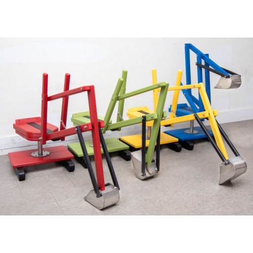 Pelle à sable jaune Ever-Last avec pièces en acier inoxydable