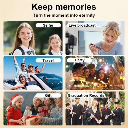 Hot-selling dual-camera touch screen DX8ccd digital camera student outdoor retro HD photo camera touch screen, wide angle, HD camera - green + 32G