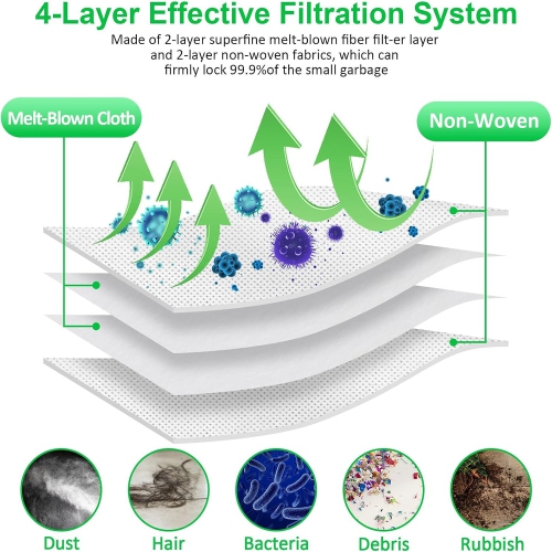 20 Pack Vacuum Dust Bags Compatible with iRobot Roomba Bags. iRobot Vacuum Cleaner Bags Automatic Dirt Disposal Bags