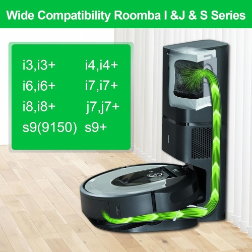 20 Pack Vacuum Dust Bags Compatible with iRobot Roomba Bags. iRobot Vacuum Cleaner Bags Automatic Dirt Disposal Bags