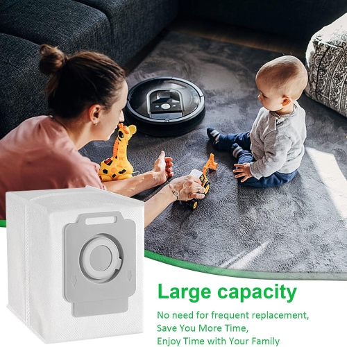 20 Pack Vacuum Dust Bags Compatible with iRobot Roomba Bags. iRobot Vacuum Cleaner Bags Automatic Dirt Disposal Bags