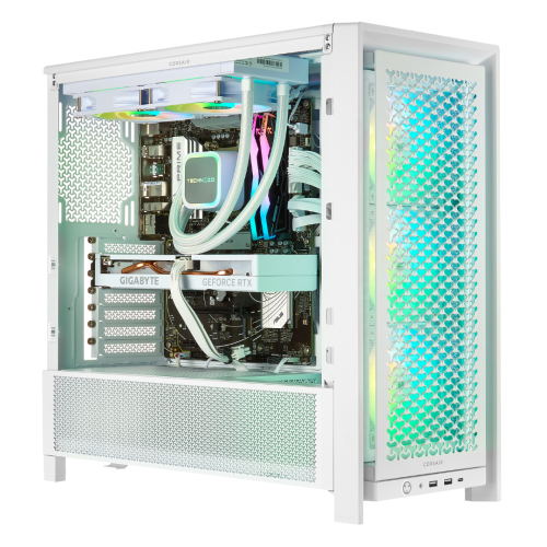 TECHNOID Ultimate White Gaming PC – NVIDIA Geforce RTX 5070 Ti – AMD Ryzen 9 9950X3D – 32GB DDR5 – 2TB SSD – AI Ready – VR Compatible – Win 11 Home
