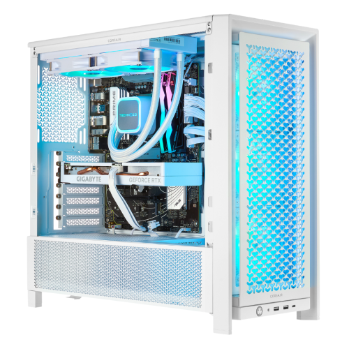 TECHNOID Ultimate White Gaming PC – NVIDIA Geforce RTX 5070 Ti – AMD Ryzen 9 9950X3D – 32GB DDR5 – 2TB SSD – AI Ready – VR Compatible – Win 11 Home