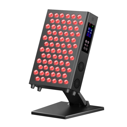 Red Light Therapy for Face and Body, Red Near Infrared Light with Timer and Stand, 72 LEDs for Energy, Pain, Skin