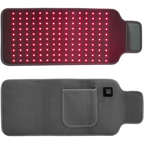 Bande LED infrarouge rouge, 660 850 nm 100-240 V ceinture LED rouge avec 150 éclats légers soulageant les douleurs aux épaules pour hommes