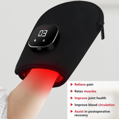 Red Light Therapy Glove Rechargeable LED Near Infrared Light Therapy Glove, for Hand Stiffness Red Light Therapy at Home Red Light Therapy Device