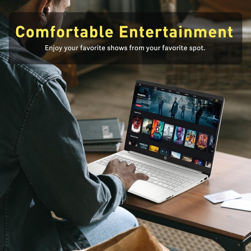 HP 15.6" FHD Laptop, Intel i5-1135G7,1.16TB Storage(1TB SSD +160GB Docking Station Set), 16GB DDR4 RAM, Intel Iris Xe Graphics, Win 11 Pro, Silver