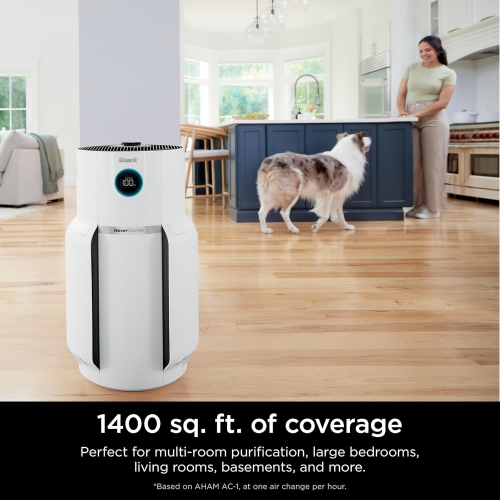 Shark Air Purifier with NeverChange HEPA Filter, PET Odor Control, Smart Sensor, 1400 sq. ft. Coverage, UA1450 by SHARK - Refurbished condition - Image 3