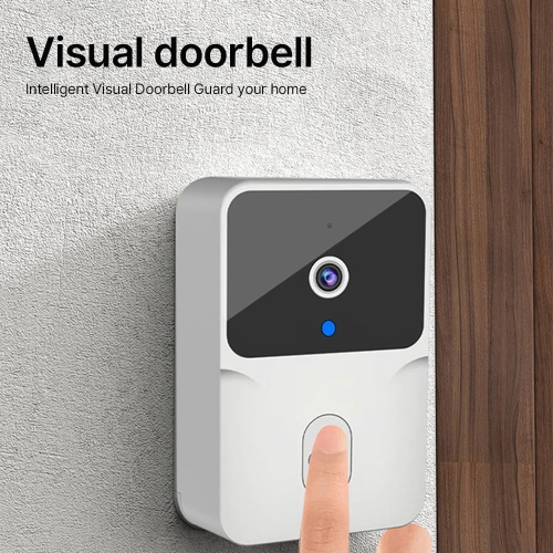 Wireless Video Doorbell Camera – 4.3" IPS HD Screen, Night Vision, Two-Way Audio, Auto Photo/Video Recording, No Subscription, Rechargeable, No-Drill