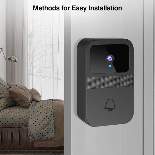 Wireless Doorbell with Doorbell Camera, 1080P HD Smart Video Doorbell with Two-Way Calls Camera, Free Cloud Storage, Infra-red Night Vision,