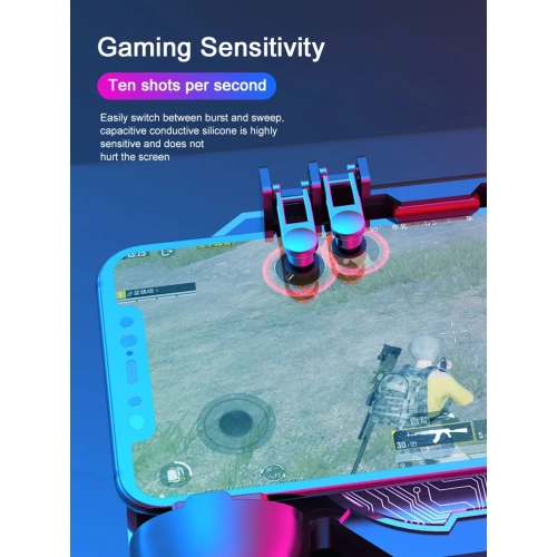 Chicken-eating artifact game handle six-finger operation semiconductor heat dissipation ice-sealed cooling heat dissipation handle suitable for