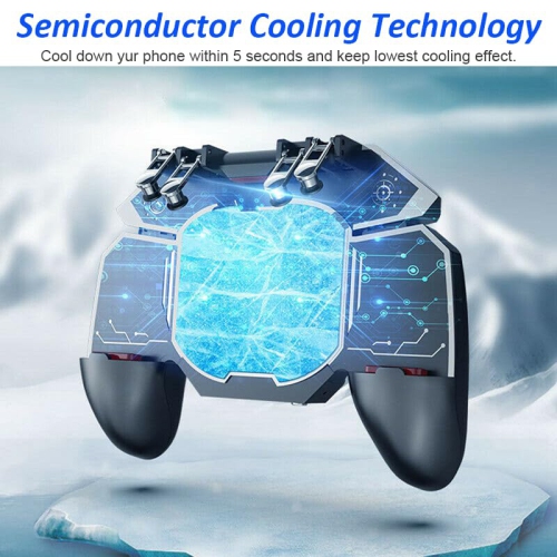 Chicken-eating artifact game handle six-finger operation semiconductor heat dissipation ice-sealed cooling heat dissipation handle suitable for