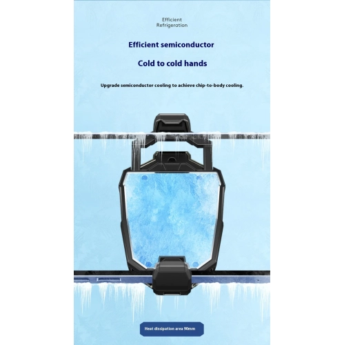 Semiconductor mobile phone radiator two-speed adjustment rapid cooling device portable peripheral cooler, suitable for game radiator mobile game -