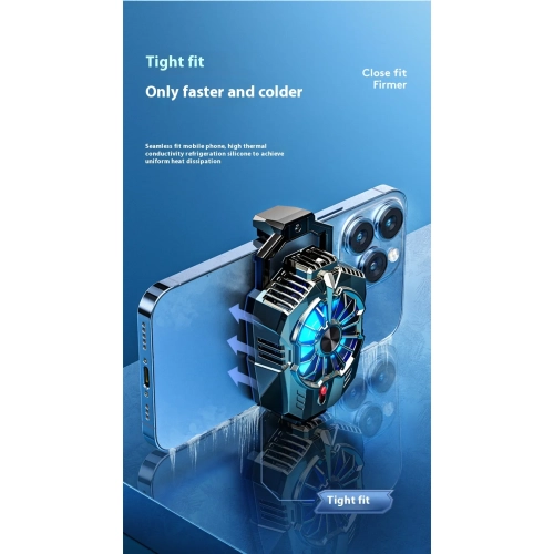 Semiconductor mobile phone radiator two-speed adjustment rapid cooling device portable peripheral cooler, suitable for game radiator mobile game -