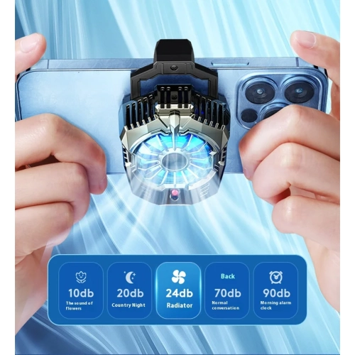 Semiconductor mobile phone radiator two-speed adjustment rapid cooling device portable peripheral cooler, suitable for game radiator mobile game -