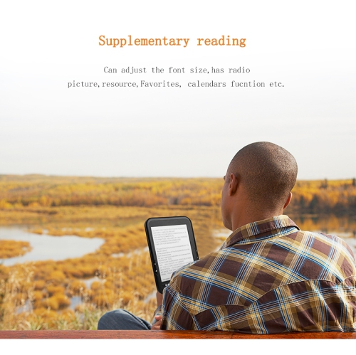 6-inch e-ink screen e-book reader, 1024 x 768 e-reader, e-reader device, 2000 mAH - gray