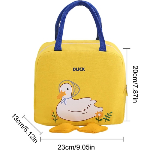 Kids Stylish Insulated Lunch Tote Bag | Large Lunch Bag | Leak-proof Insulated Food Bag for Office, Camping, Picnic, School