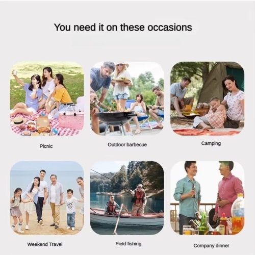 Sac isotherme en panier de pique-nique avec doublure antifuite, 26 L grande capacité pour les activités de plein air, les voyages, la plage et