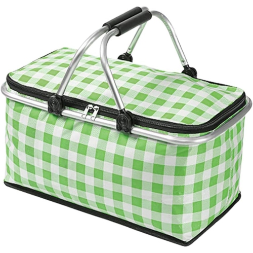 Insulated Picnic Basket Cooler Bag with Leak-proof Lining, 26L Large Capacity for Outdoor Activities, Travel, Beach, Camping