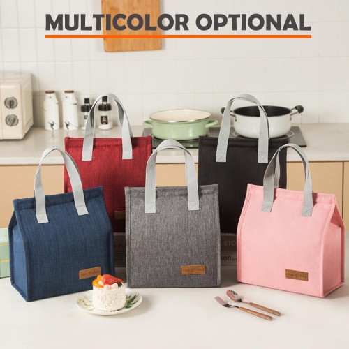 Unisex insulated lunch bag for work, office, student, picnic or travel