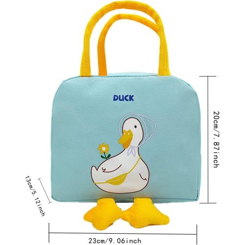 Lunch cooler bag for adults and children with cute cartoon appearance