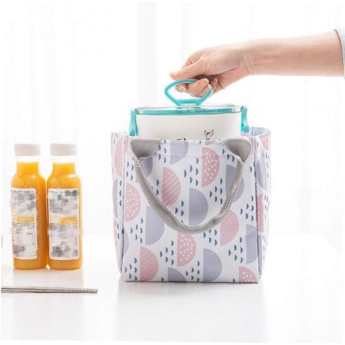 Women's lunch bag drawstring tote bag insulated bag cooler bag bottle insulated lunch box bag milk insulated bag