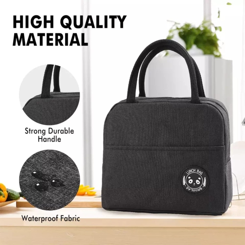 Sac-repas isotherme pour enfants et adultes, sac-repas fourre-tout avec aluminium pour le travail, l'école, le pique-nique, l'extérieur