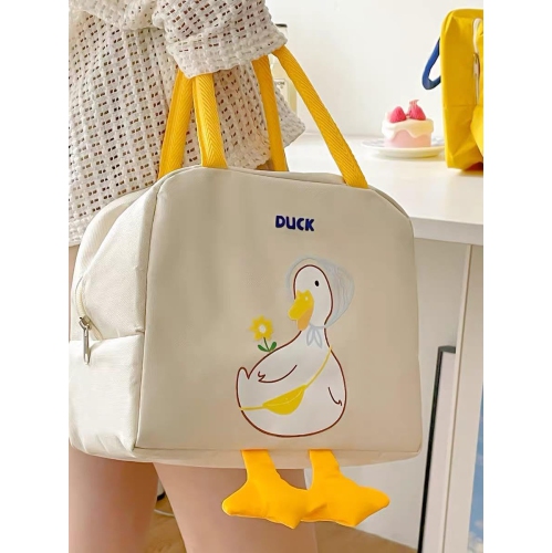 Lunch cooler bag for adults and children with cute cartoon appearance