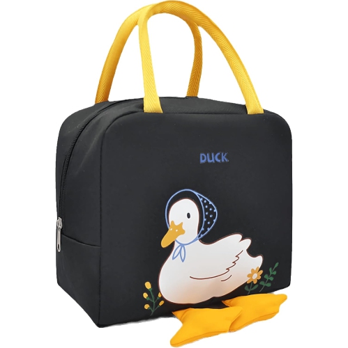 Lunch cooler bag for adults and children with cute cartoon appearance