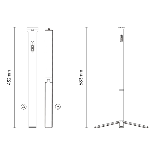 XGIMI MoGo 4 Series PowerBase Stand – 2-in-1 Battery & Projector Mount