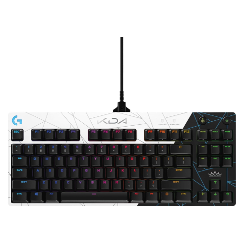 LOGITECH  G Pro K/da Mechanical Gaming Keyboard, Ultra-Portable Tenkeyless Design, 16.8 Million Color Lightsync RGB Backlit Keys - Official League Of