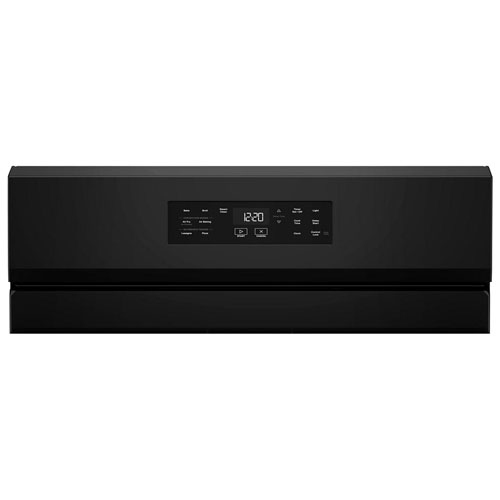 Cuisinière au gaz autonome 30 po avec 5 brûleurs, ventilateur à convection, friture à air chaud et four de 5 pi³ de Whirlpool - Noir