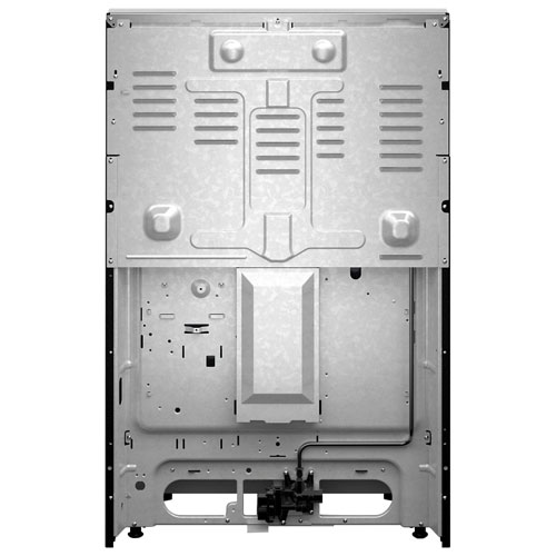 Cuisinière à gaz autonome à 5 brûleurs avec ventilateur à convection et friture à l'air 5 pi³ 30 po de Whirlpool - Acier inoxydable