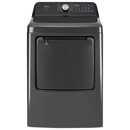 Midea 7.0 Cu. Ft. Electric Dryer - Metallic Grey