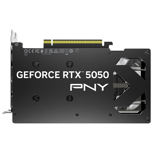 Carte graphique à deux ventilateurs NVIDIA GeForce RTX 5050 GDDR6 de 8 Go de PNY