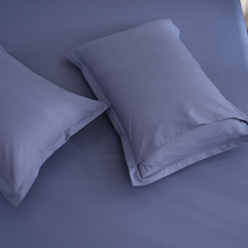 Ocean Fine Bedding Duvet Set; Queen, 300 TC, Soft, Breathable and Eco-Conscious, Blue