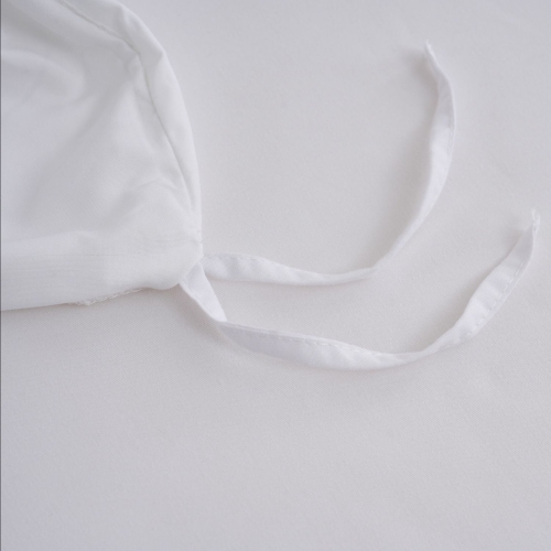 Ocean Fine Bedding Duvet Set; King, 300 TC, Soft, Breathable and Eco-Conscious, White