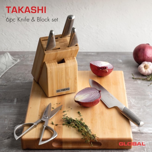 Ensemble de couteaux 6 pièces Takashi de Global
