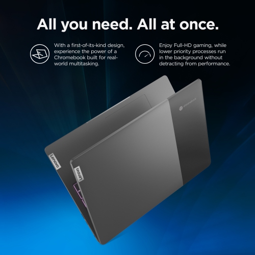 LENOVO IdeaPad 5 16" WQXGA Chromebook - Intel Core i3-1215U - 8GB - 128GB SSD - Intel UHD - ChromeOS - Grey by LENOVO - Refurbished condition - Image 4