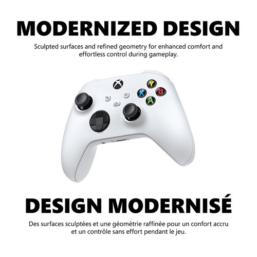 Manette sans fil de Xbox pour Xbox Series X|S/Xbox One - Blanc robot