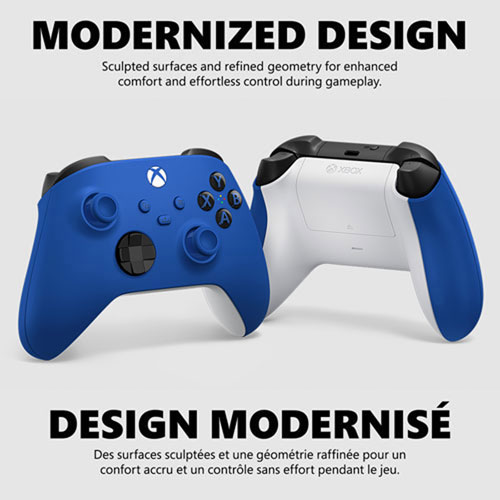 Manette sans fil de Xbox pour Xbox Series X|S/Xbox One - Bleu électrique