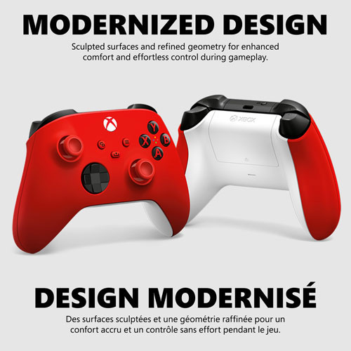 Manette sans fil de Xbox pour Xbox Series X|S/Xbox One - Rouge pulsé
