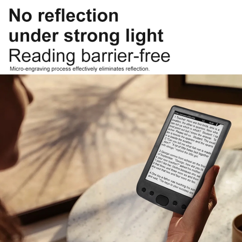E-book reader 6 inches, eye protection e-book reader HD touch screen electronic ink technology, front light ink screen e-book reader - 512M+16GB
