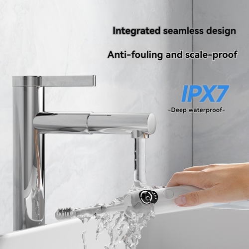 Waterproof multi-mode electric toothbrush sonic pulse, wireless charging toothbrush, IPX7 waterproof, long battery life - blue wireless charging model