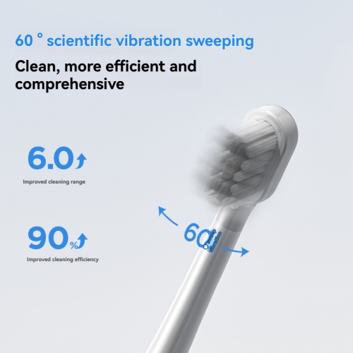 Waterproof multi-mode electric toothbrush sonic pulse, wireless charging toothbrush, IPX7 waterproof, long battery life - orange wireless charging