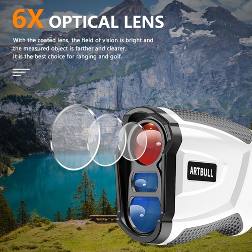 Golf Rangefinder, Range Finder, 600m Magnetic Rechargeable with Hunting Speed Measurement