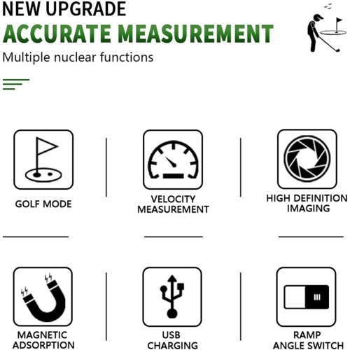 Golf Rangefinder, Range Finder, 600m Magnetic Rechargeable with Hunting Speed Measurement